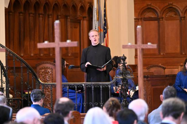 Baritone Nathaniel Sullivan celebrates his seventh year performing <i>The Crucifixion</i>. This season, he will perform with West Bay Opera, the Experiments in Opera, with Abendmusik, and at Carnegie Hall.