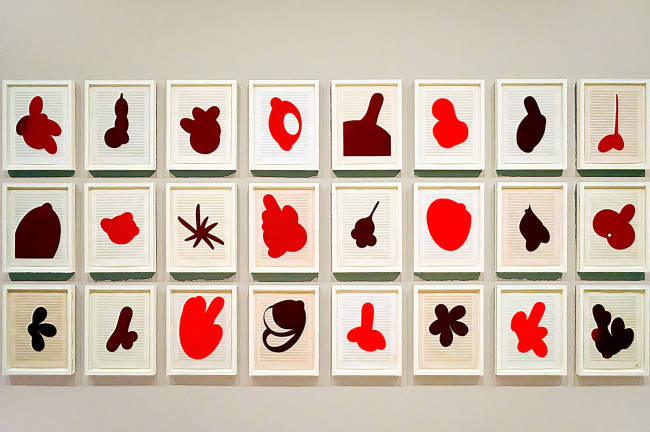 A selection of works from the series &#x201c;Lullaby,&#x201d; rife with connotations and associations. Photo: Adel Gorgy
