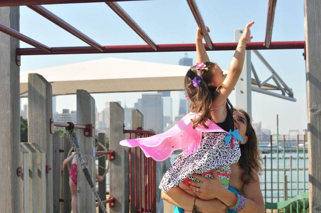 Monkey bars at Pier 51.