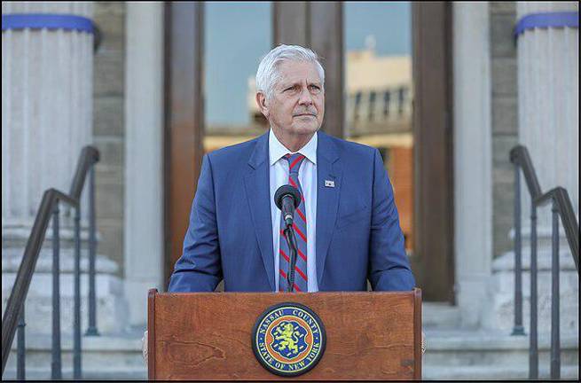 When Nassau County Executive Bruce Blakeman entered the race, it forced upstate Congress woman Elise Stefanik, who thought she had support from President Trump, to drop out. Trump subsequently said he was supporting Blakeman.