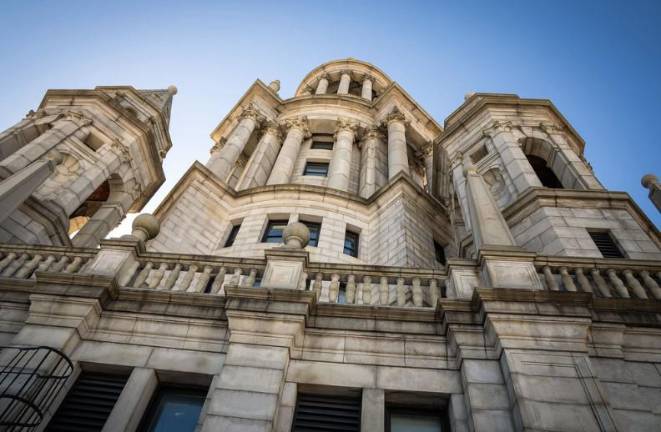 The top of the David N. Dinkins Municipal Building will be free and open to the public this summer.
