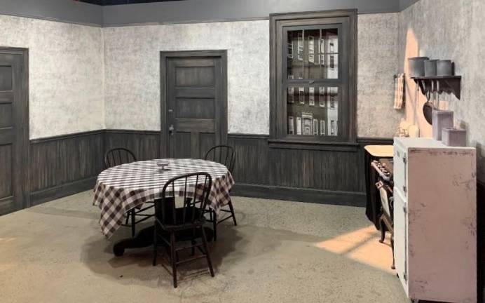 A reproduction of the set from the hit 1950s show “The Honeymooners.” The set replicates a Brooklyn apartment from the era. Part of the television gallery, this is an indication of how important NYC-themed shows were in our cultural landscape. Photo: Ralph Spielman