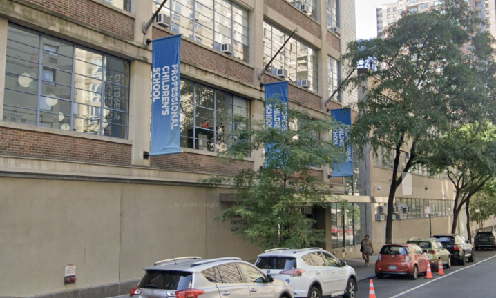The Professional Children’s School on West 60th Street, where many notable alumni, like Malcolm-Jamal Warner, went to high school to kick-start their acting careers.