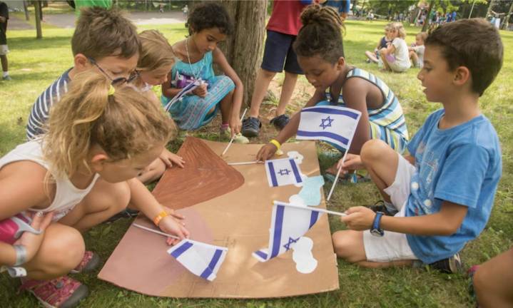 Kids in the 92nd Street Y Hebrew Immersion summer camp.