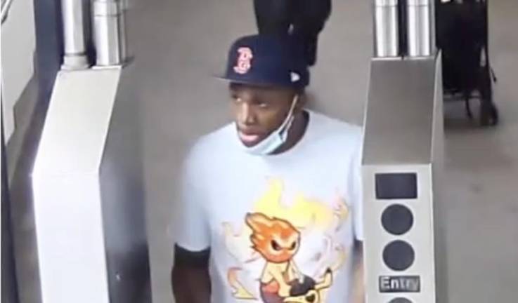 Kermal Rideout, seen in a photo distributed by police, was arrested on June 20th and charged with three back-to-back subway stabbings of random women over the weekend.