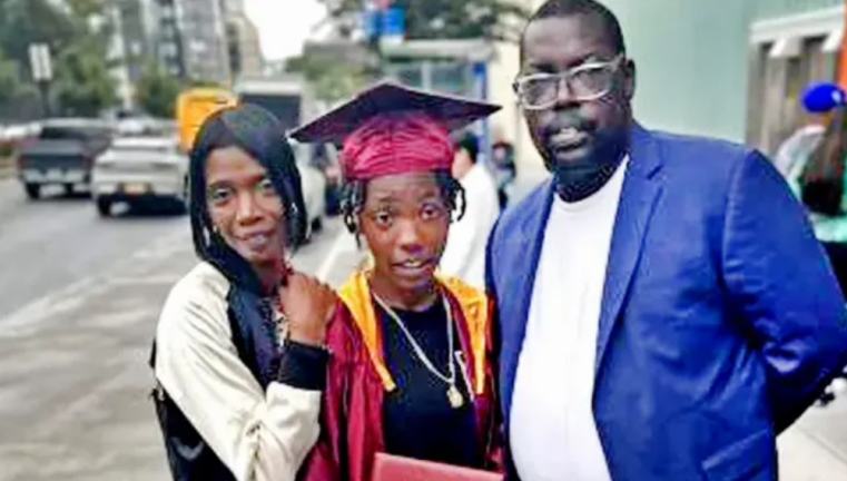 Richard Henderon, right, with his family.