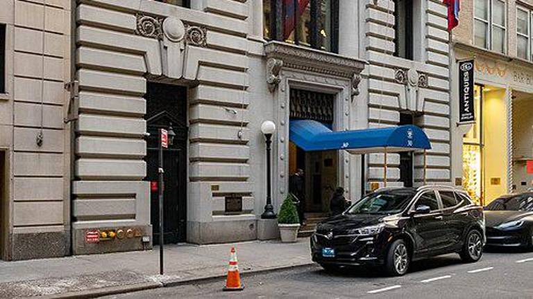 The Penn Club of New York at 30 West 44th Street in Midtown. A former supervisor has sued the club and two managers, alleging discrimination and retaliation.