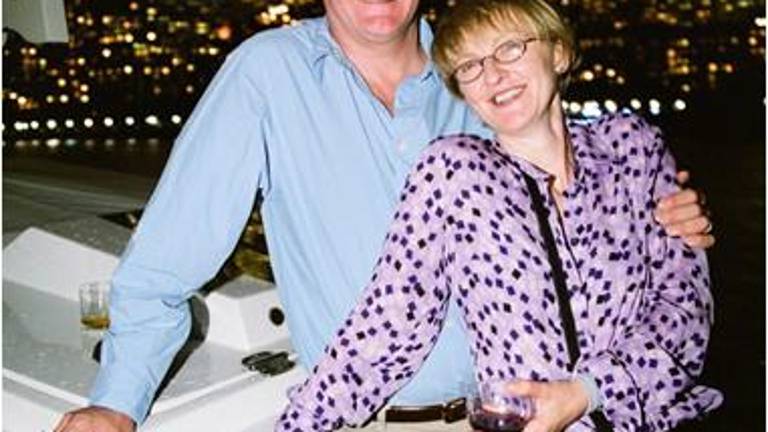 Forbes photographer Glen Davis captured a photo of editor Keith J. Kelly and his wife Pat Walsh on the deck of the Highlander yacht on the evening of Sept. 10, with the Twin Towers in the background. It would emerge as one of the last photos ever taken of the Twin Towers at night. A little more than 12 hours later, the towers fell.