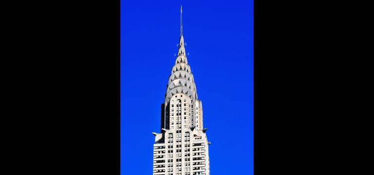 The Chrysler Building (1928) is one of NYC’s most beloved examples of Art Deco.