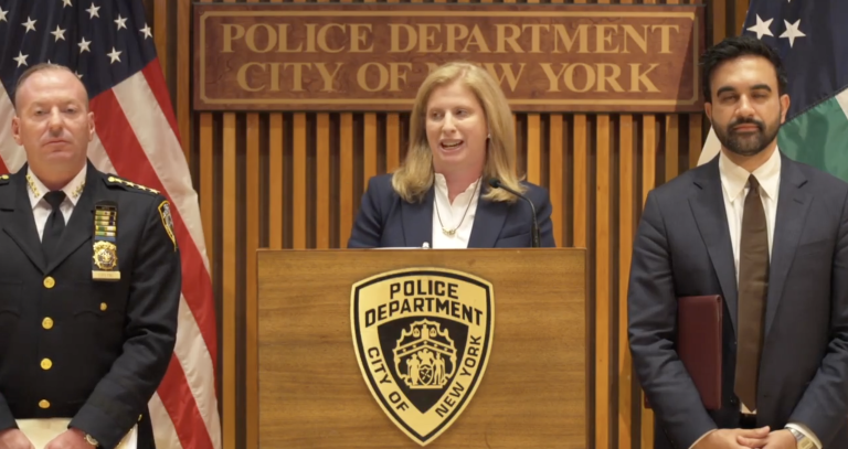 NYPD Commissioner Jessica Tisch announced historic murder and shooting lows in NYC alongside Mayor Zohran Mamdani at a July 2 press conference. But in Manhattan it was a mixed bag: murders are down but shooting incidents are surging.