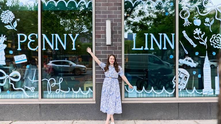 Penny Linn’s new New York location is in Chelsea on 10th Avenue at 28th Street in a unique space that was once an art gallery.