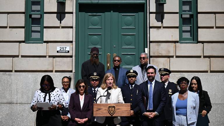 NYPD Commissioner Jessica Tisch announced record low numbers for murders and shooting incidents since the start of 2026 June 3. (Credit: NYPDPC on ‘X’)