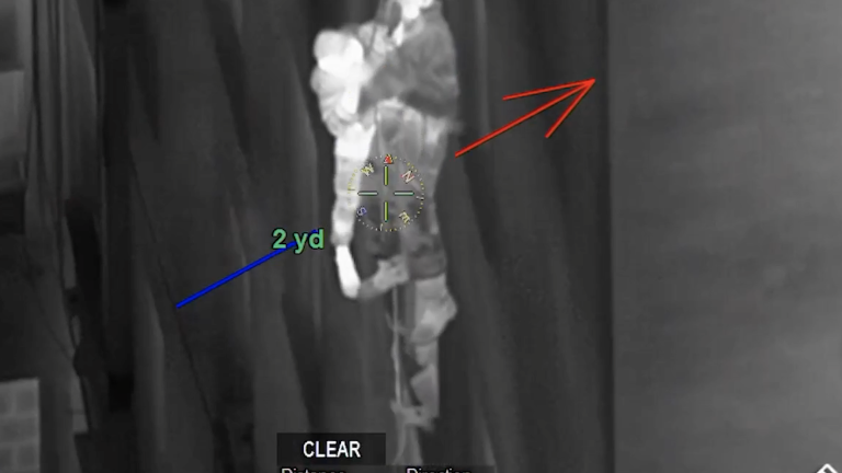 Kotzo’s roof rescue as shown via animation.