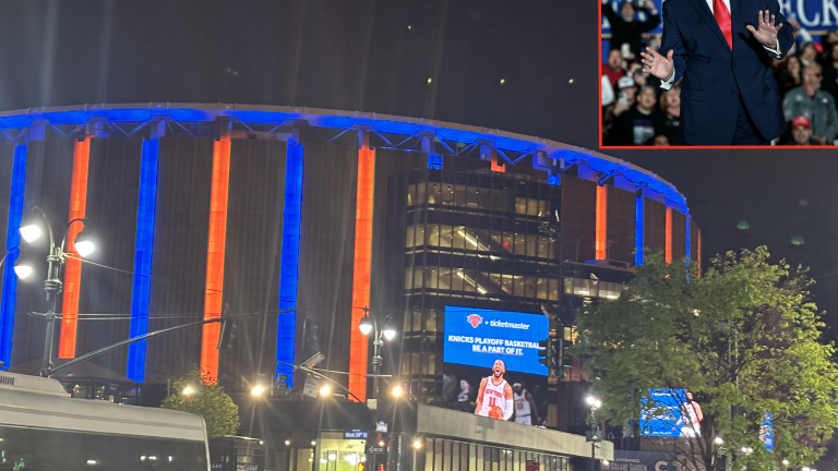 With bids from three designers due on May 4 in the Penn Station redevelopment, President Donald Trump says that he thinks moving Madison Square Garden would be impractical. In the homestretch, Amtrak, which will oversee the project, is tight lipped