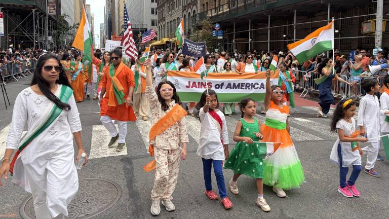 India Day Parade thrills many thousands along Madison Avenue, including Jains of America.