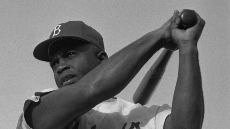 Jackie Robinson broke Major League Baseball’s color barrier, taking the field for the Brooklyn Dodgers in 1947. To mark the occasion, every major league ballplayer in the country wears his number, 42, on April 15.