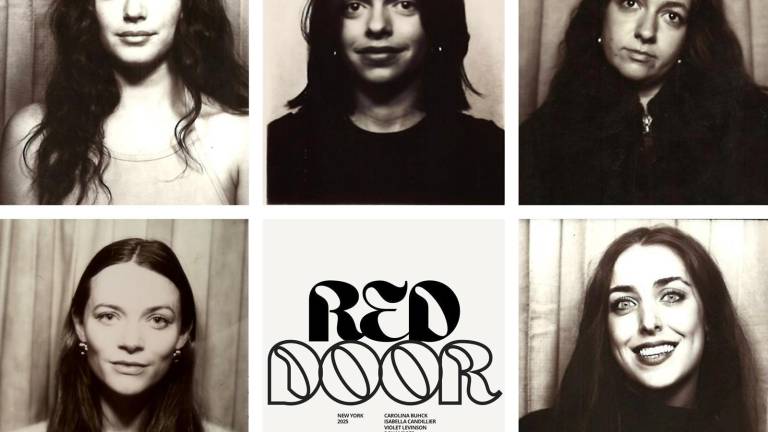Red Door Productions is the brainchild of five actors trained at the Lee Strasberg Theatre and Film Institute on a mission to put on amazing plays and create their own opportunities. Top left to right: Isabella Candillier, Roxane Pes, and Violet Levinson. Bottom left: Carolina Buhck; bottom right: Ana Radice-Morras.