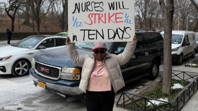 The New York State Nurses Association gave 10-day notice in advance of a strike to hospitals across the metropolitan area, including six situated in Manhattan.