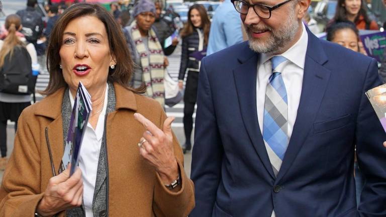 Mark Levine, the former Manhattan borough president and current city comptroller, is hitting the campaign trail for fellow Democrat, Gov. Kathy Hochul who is battling the Republican Nassau Country executive Bruce Blakeman, who has the support of President Donald Trump.