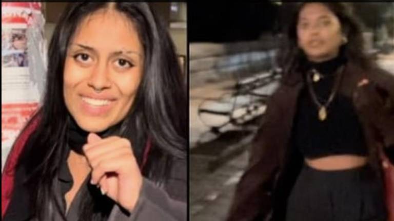 Stephanie Gonzalez (left) and Mehwish Omer were arrested for committing a hate crime and assaulting a 41-year-old Jewish woman who had confronted them for ripping down poster of Israel hostage victims.