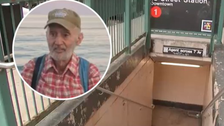 Ross Falzone, a retired high school special education teacher was shoved to his death by a 23 year old homeless person at a Chelsea subway station on W. 18th St. and Seventh Ave. It was the second violent incident at the station in 18 months.