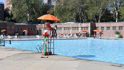 Smartwatches are now allowed in NYC pools, if they have don’t have cameras, the Parks Department told <i>Straus News</i> (pictured above, Thomas Jefferson Pool).